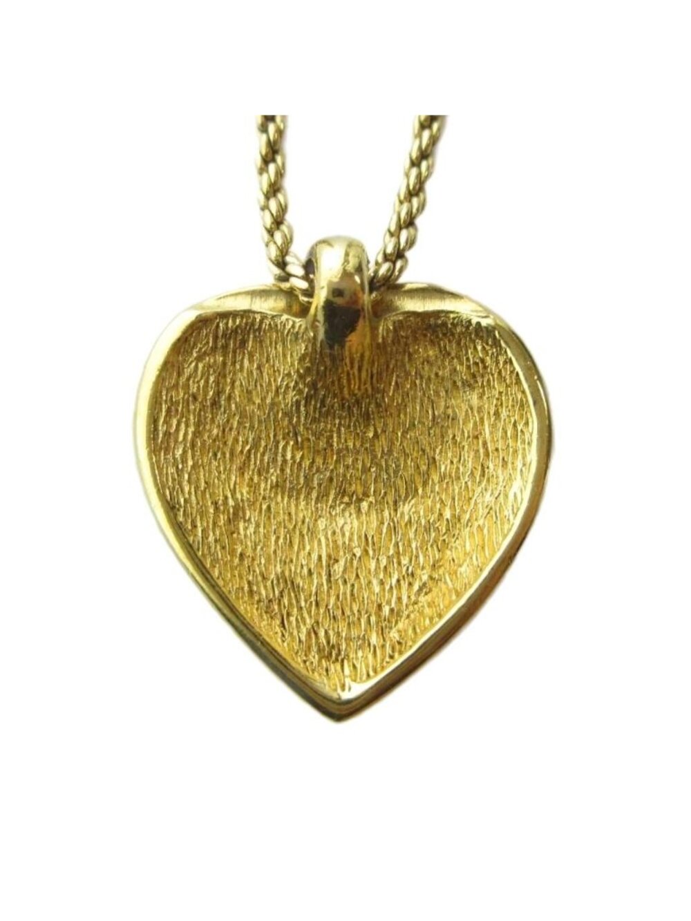 Dior Pendant Heart Rhinestone Gold - Picture 2 of 6